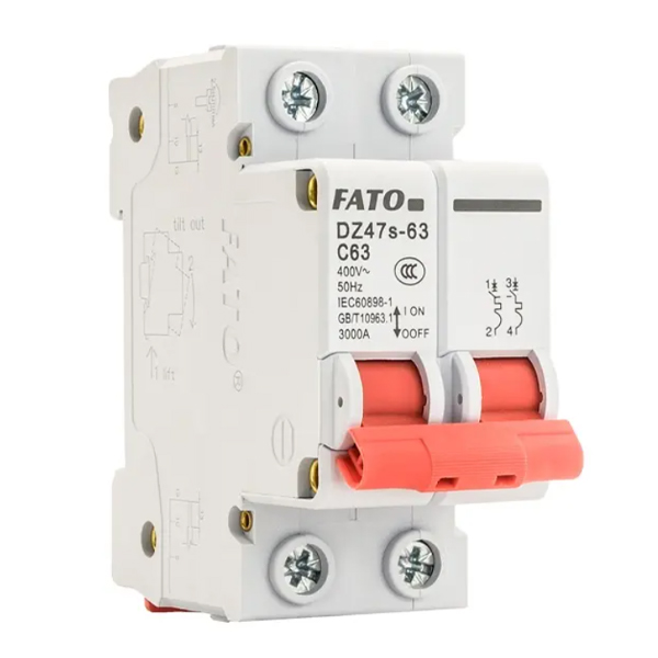 Bộ ngắt mạch thu nhỏ DZ47S-63 MCB 4,5KA