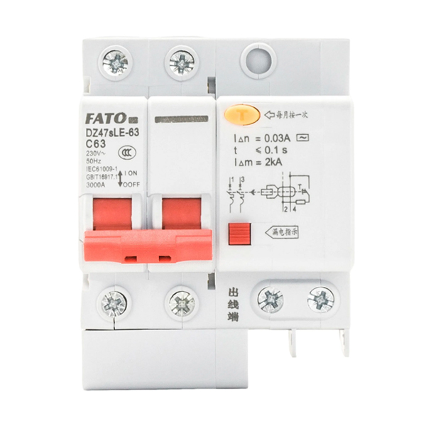 DZ47SLE-63 RCCB ELCB Dòng điện còn lại